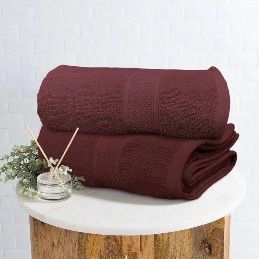 Luxe Home Cotton Bath Towel 450 GSM Quick Dry Large Size Bathroom Towels for Men & Women, Home, Kitchen, Gym, Spa